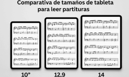 Cómo elegir la mejor tableta para leer partituras en 2025